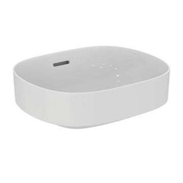 Lavoar pe blat Ideal Standard Atelier Linda-X alb lucios 45 cm cu orificiu preaplin