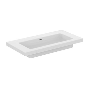 Lavoar pe mobilier Ideal Standard Atelier Extra alb lucios cu orificiu preaplin 101 cm
