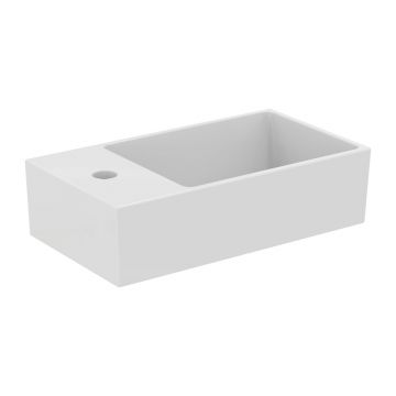 Lavoar suspendat Ideal Standard Atelier Extra alb lucios 45 cm cu orificiu baterie si preaplin stanga