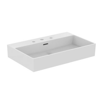 Lavoar suspendat Ideal Standard Atelier Extra cu 3 orificii baterie si preaplin alb lucios 70 cm