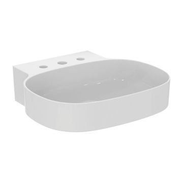Lavoar suspendat Ideal Standard Atelier Linda-X alb lucios cu 3 orificii baterie 50 cm