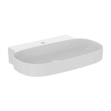 Lavoar suspendat Ideal Standard Atelier Linda-X alb lucios cu orificiu baterie 75 cm