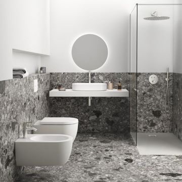 Lavoar suspendat Ideal Standard Atelier Linda-X cu orificiu baterie 75 cm alb mat