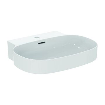 Lavoar suspendat Ideal Standard Atelier Linda-X cu orificiu baterie si preaplin 60 cm alb lucios
