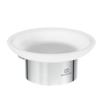 Savoniera Ideal Standard Atelier Conca design rotund crom lucios