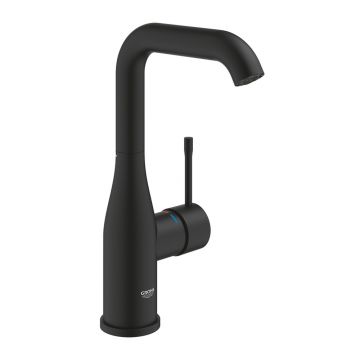 Baterie lavoar Grohe Essence L negru mat Phantom Black
