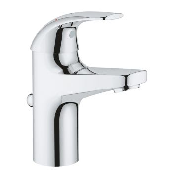 Baterie lavoar Grohe Start Curve S crom lucios cu ventil