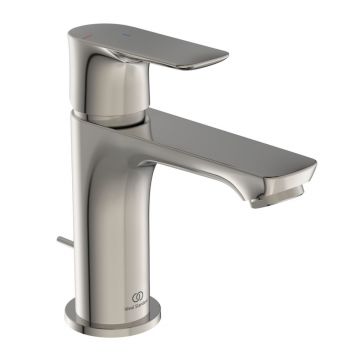 Baterie lavoar Ideal Standard Connect Air BlueStart argintiu Silver Storm cu ventil metalic