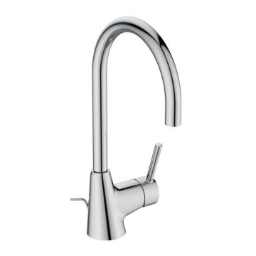 Baterie lavoar inalta Ideal Standard Ceraline cu ventil metalic crom lucios