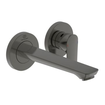 Baterie lavoar incastrata Ideal Standard Connect Air pipa 19 cm gri Magnetic Grey fara corp ingropat
