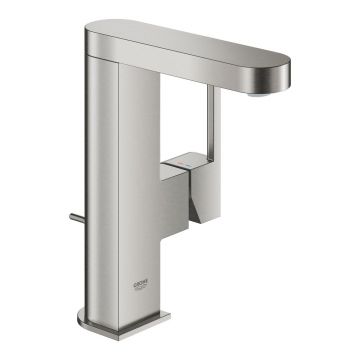 Baterie lavoar monocomanda Grohe Plus M Supersteel crom