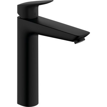 Baterie lavoar monocomanda inalta negru mat Hansgrohe Logis 190