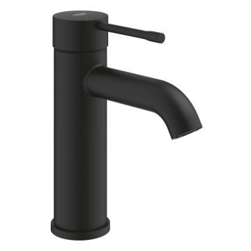 Baterie lavoar monocomanda negru mat Grohe Essence S fara ventil