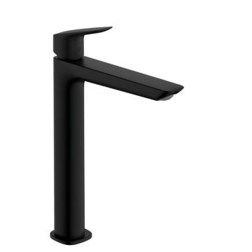 Baterie lavoar monocomanda negru mat Hansgrohe Logis 240
