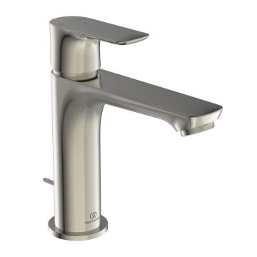 Baterie lavoar tip Grande Ideal Standard Connect Air BlueStart argintiu Silver Storm cu ventil metalic