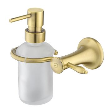 Dozator sapun lichid FDesign Lacrima finisaj alb - bronz