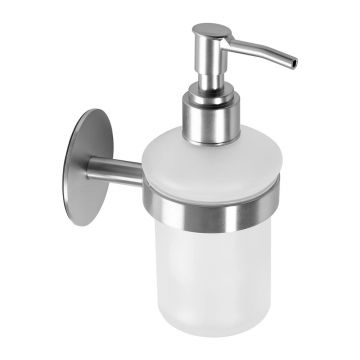 Dozator sapun lichid Rea 322217 finisaj alb - nichel