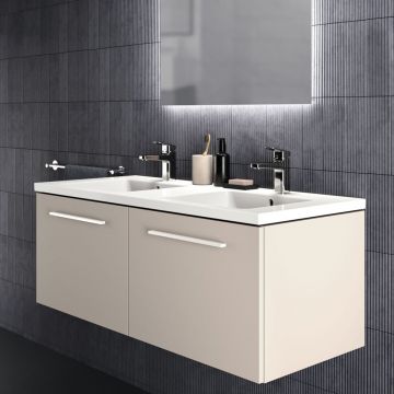 Dulap baza suspendat Ideal Standard i.life B bej nisipiu mat 2 sertare 120 cm