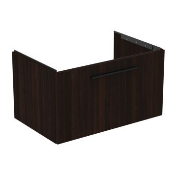 Dulap baza suspendat Ideal Standard i.life B finisaj stejar cafeniu 1 sertar 80 cm