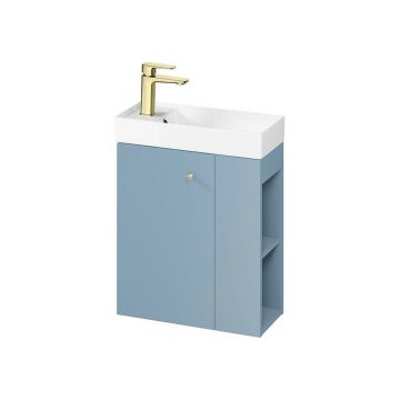 Dulap suspendat pentru lavoar Albastru Cersanit Larga 50 cm