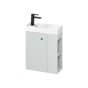 Dulap suspendat pentru lavoar Gri Cersanit Larga 50 cm
