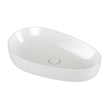 Lavoar pe blat alb oval Villeroy&Boch Antao 61 cm