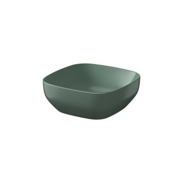 Lavoar pe blat Cersanit Larga Rocklite verde mat 38 cm