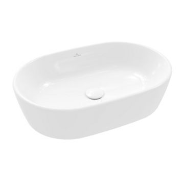 Lavoar pe blat Villeroy&Boch Architectura oval finisaj alb lucios 60 cm