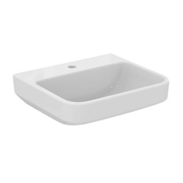 Lavoar suspendat Ideal Standard i.life B alb lucios 50 cm cu orificiu baterie