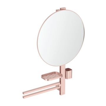 Set accesorii pentru lavoar Ideal Standard Alu+ rose mat din aluminiu
