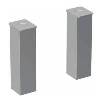 Set picioare pentru mobilier Geberit Modo reglabile 23-24.5 cm crom