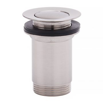 Ventil lavoar Click-Clack FDesign Kleome nichel periat cu preaplin
