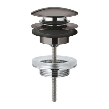 Ventil lavoar Push-Open Grohe Selection antracit lucios Hard Graphite