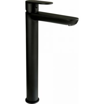 Baterie lavoar Deante Alpinia inalt negru 16.5 cm