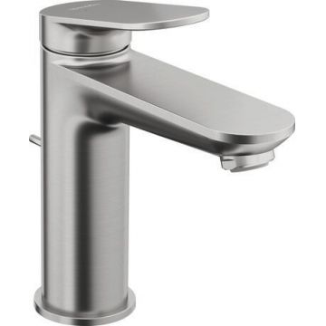 Baterie lavoar Duravit Wave M ventil pop-up inox periat