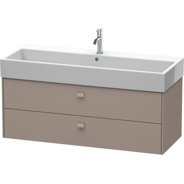 Dulap baza suspendat Duravit Brioso 1184x442mm cu doua sertare bazalt mat