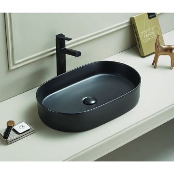 Lavoar pe blat negru Rune Vidar 60 cm