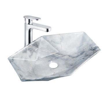 Lavoar pe blat stil granit Rune Kari 63.5 cm