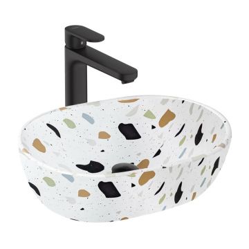 Lavoar pe blat terazzo Rune Magni 45.5 cm