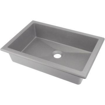 Lavoar sub blat gri metalic Deante Correo 50 cm