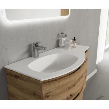 Lavoar încastrat SaviniDue, colecția Armonia, latime de 50.5 cm, alb