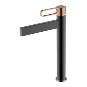 Baterie inalta lavoar Wellis Umbra, negru - Culoare Negru
