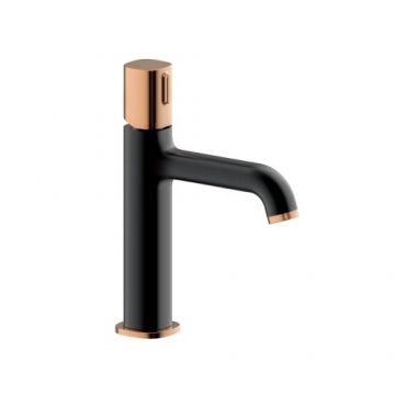 Baterie lavoar termostatata Wellis Meliora, negru - Culoare Negru
