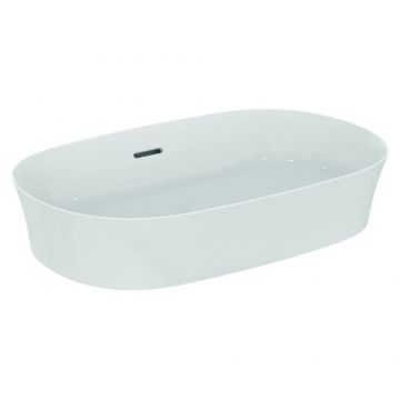 Lavoar pe blat Ideal Standard Ipalyss 60x38 cm, alb lucios cu preaplin - Dimensiune 60x38 cm