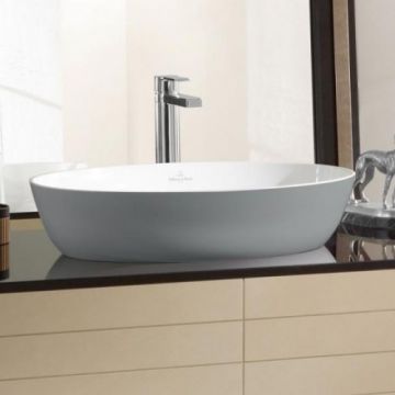 Lavoar pe blat Villeroy & Boch French Linen, 61x41 cm - Dimensiune 61x41 cm