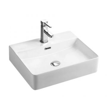 Lavoar pe blat Wellis Lotus, 50x42.3 cm - Dimensiune 50x42.3 cm