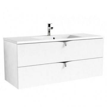 Mobilier suspendat Oristo Siena 120 cm, alb - Dimensiune 120cm