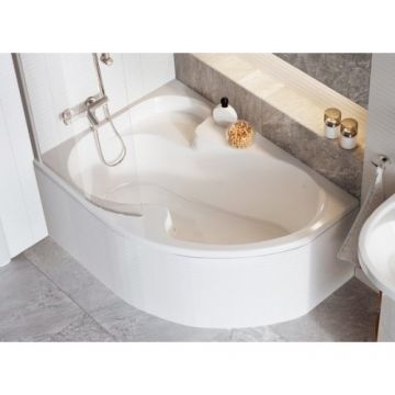 Panou Ravak frontal pentru cada Rosa alb - Dimensiune 140 cm