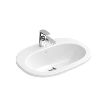 Lavoar incastrat Villeroy&Boch O.Novo 56 cm fara preplin