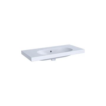 Lavoar pe mobilier Geberit Acanto 89 cm cu proiectie mica fixare simpla